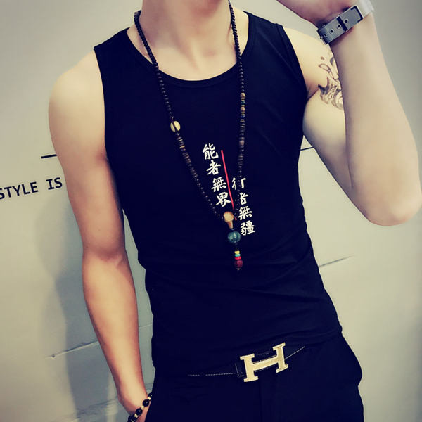 Κλασικό  μοντέλο αμάνικη μπλούζα  για άνδρες