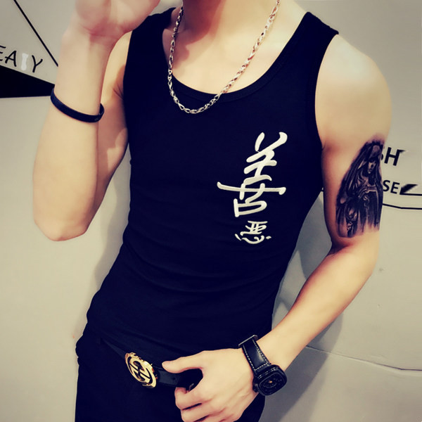 Κλασικό  μοντέλο αμάνικη μπλούζα  για άνδρες