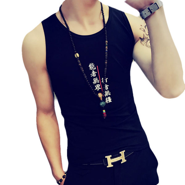 Κλασικό  μοντέλο αμάνικη μπλούζα  για άνδρες