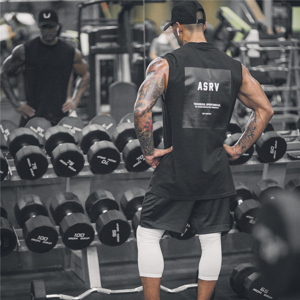 Ανδρικό αμάνικο με στρογγυλή λαιμόκοψη - δύο μοντέλα