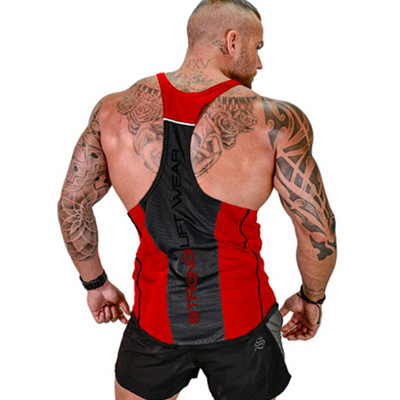 Vīriešu sporta tanktops ar uzrakstu vairākās krāsās