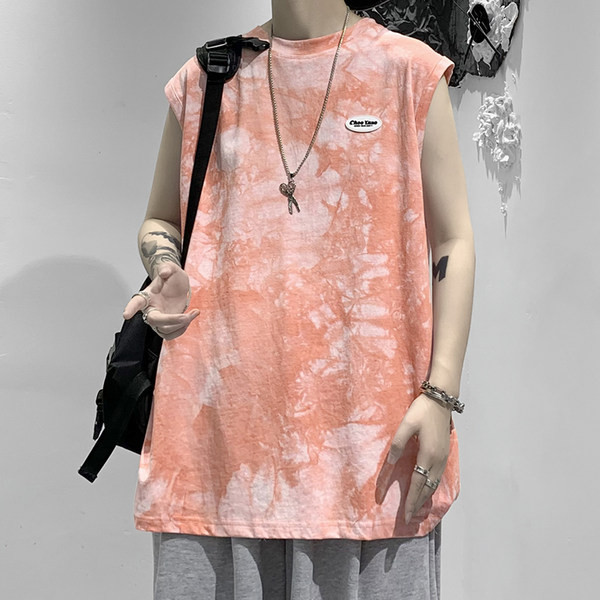 Φαρδύ ανδρική αμάνικη μπλούζα σε ιριδίζοντα χρώματα