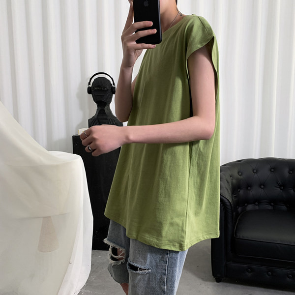 Καλοκαιρινό αμάνικο - απλό μοντέλο 