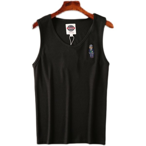 Ανδρική μπλούζα με κέντημα και οβάλ λαιμόκοψη