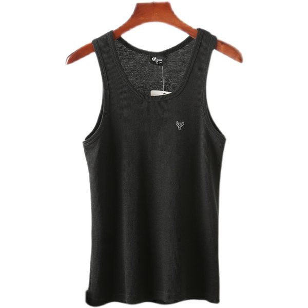 Casual ανδρική μπλούζα με οβάλ λαιμόκοψη και απλικέ