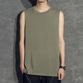 Vienkrāsains vasaras tanktops - tīrs modelis