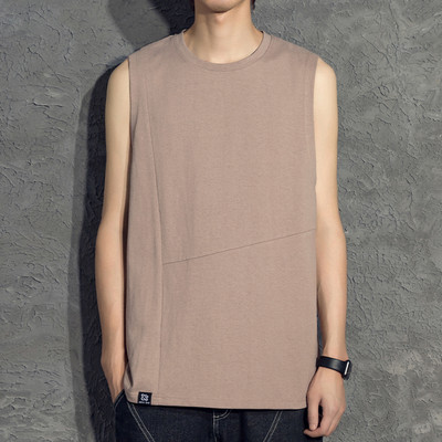 Vienkrāsains vasaras tanktops - tīrs modelis