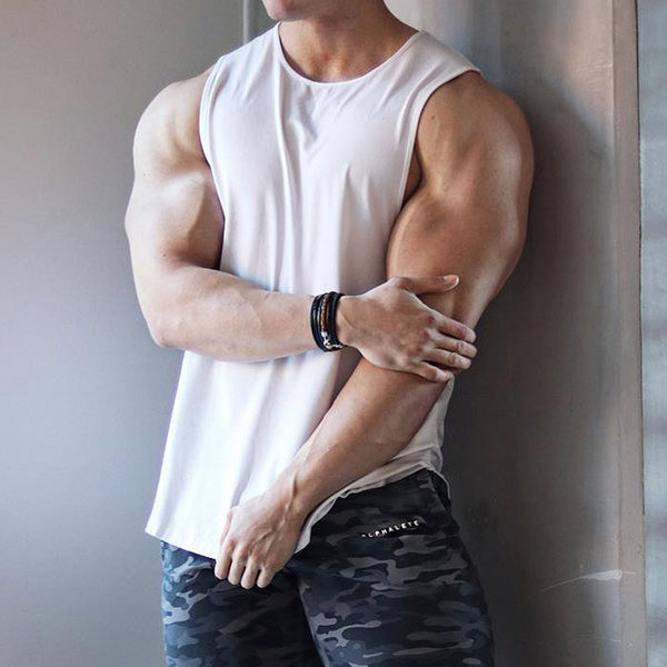 Ανδρικό casual αμάνικο  απλό μοντέλο