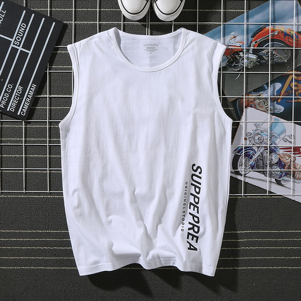 Egyszínű nyári felső, felirattal