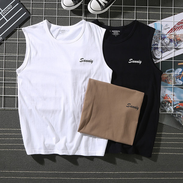 Καλοκαιρινή ανδρική μπλούζα με επιγραφή