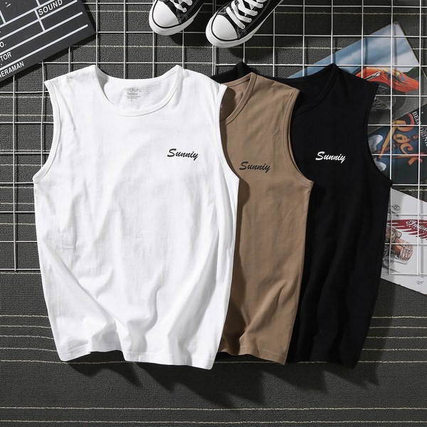 Καλοκαιρινή ανδρική μπλούζα με επιγραφή