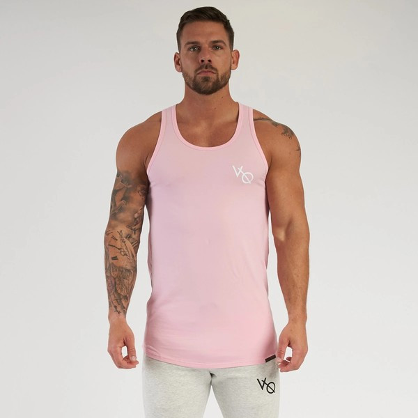 Férfi testreszabott felső ovális nyakkivágással