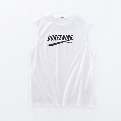 Καλοκαιρινή βαμβακερή αμάνικη μπλούζα  με επιγραφή για άνδρες