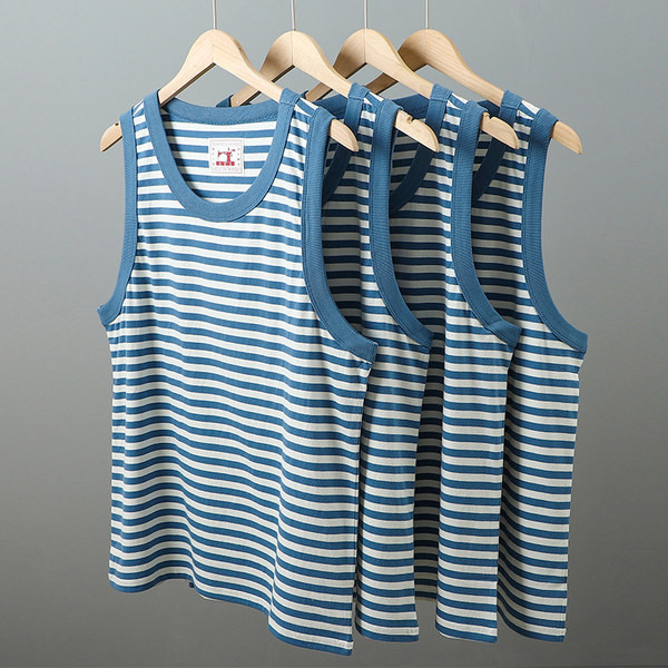 Nyári pamut felső csíkokkal