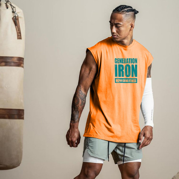 Új modell mindennapi férfi felső felirattal