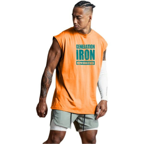 Új modell mindennapi férfi felső felirattal