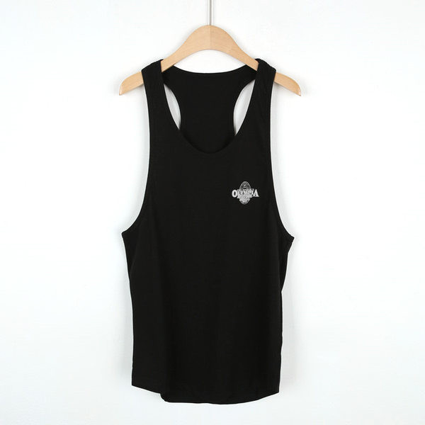 Ανδρική αθλητική αμάνικη μπλούζα με επιγραφή - σε διάφορα χρώματα