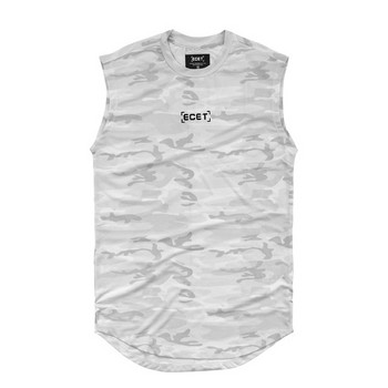 Ανδρική αθλητική μπλούζα με στρογγυλή λαιμόκοψη