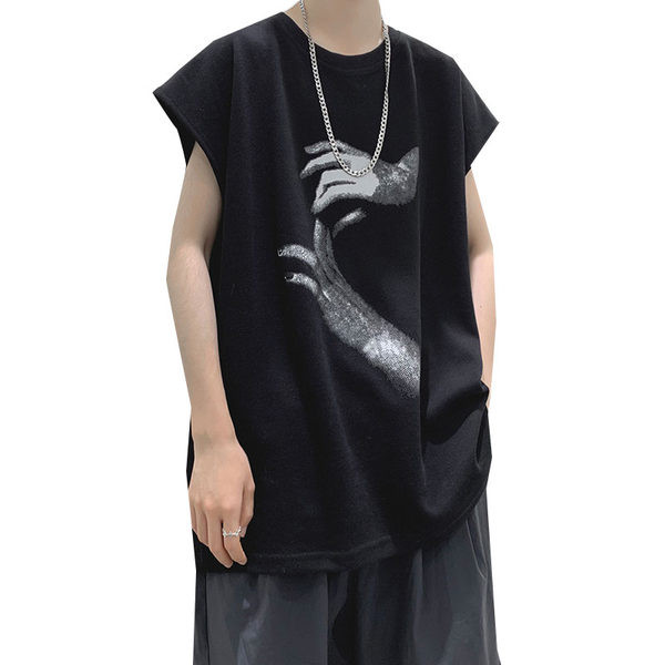 Napi férfi felső, rátétes kezekkel