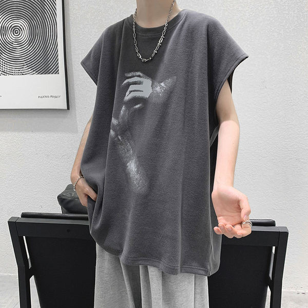 Napi férfi felső, rátétes kezekkel