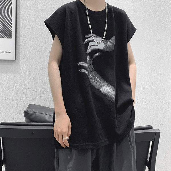 Napi férfi felső, rátétes kezekkel