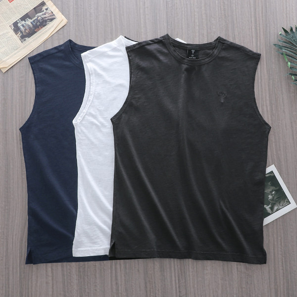 Nyári pamut felső, széles pántokkal