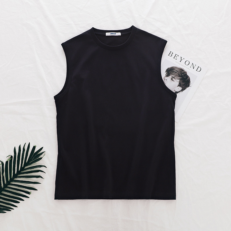 Férfi pamut felső, széles pántokkal