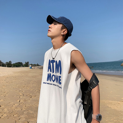 Napi férfi felső, felirattal