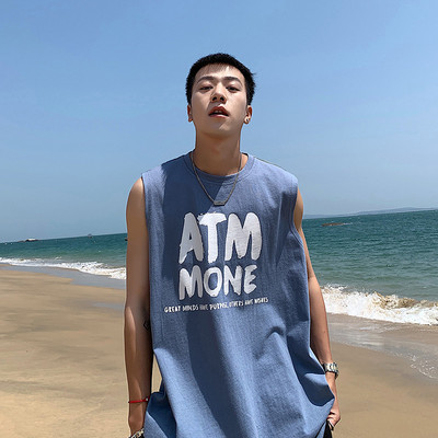 Napi férfi felső, felirattal