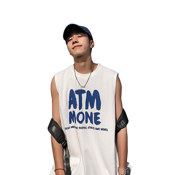 Napi férfi felső, felirattal