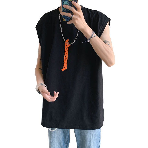 Napi férfi nyári felső rátéttel