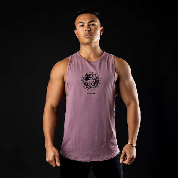 Νέο μοντέλο ανδρική αμάνικη μπλούζα με οβάλ λαιμόκοψη