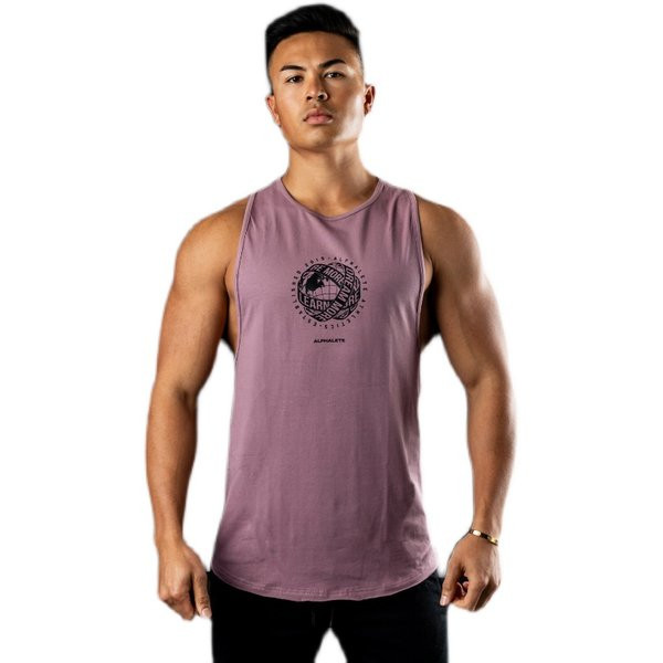 Νέο μοντέλο ανδρική αμάνικη μπλούζα με οβάλ λαιμόκοψη