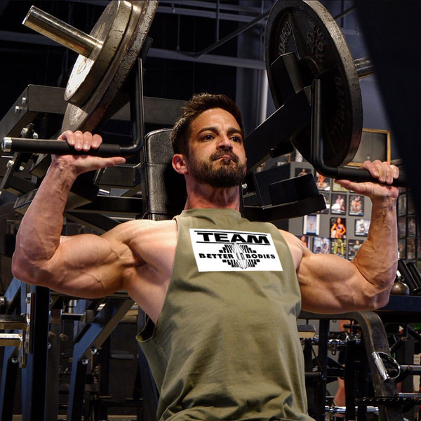 Αθλητικό αμάνικο με εκτύπωση - για άνδρες