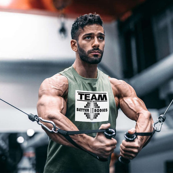 Αθλητικό αμάνικο με εκτύπωση - για άνδρες