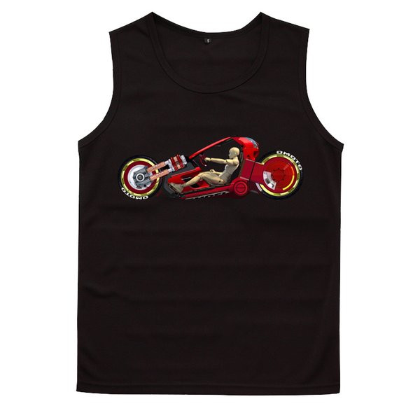 Modern férfi felső, színes nyomattal