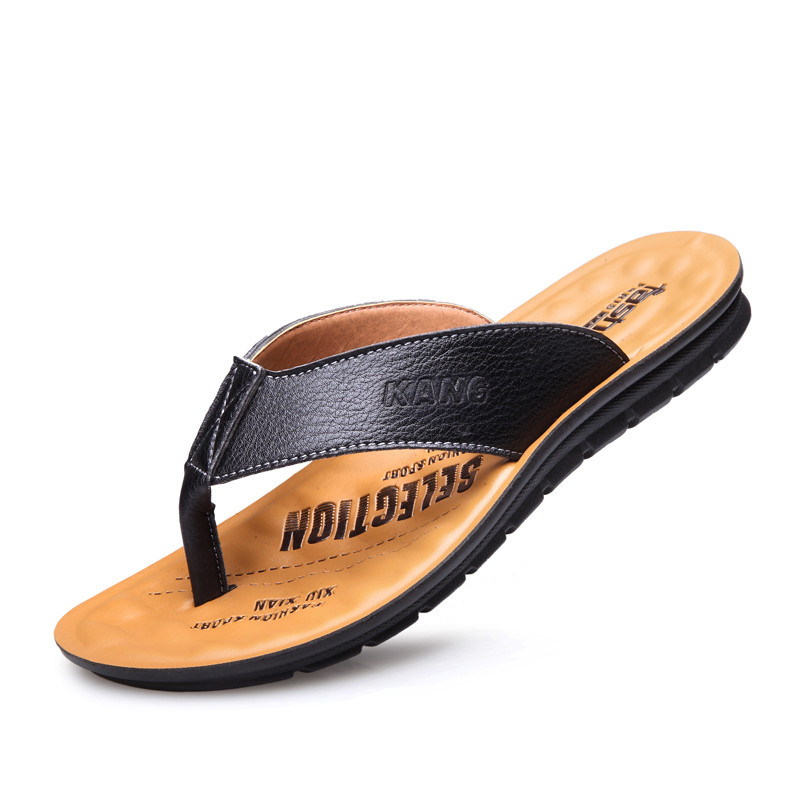 Öko bőrből készült új modell nyári papucs orrú