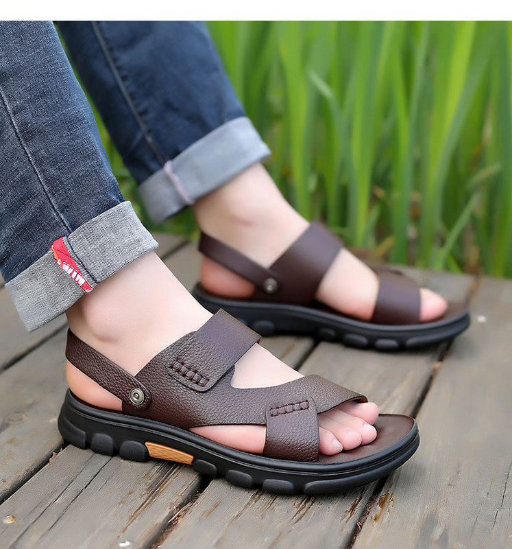 Nyári férfi szandál lapos talppal