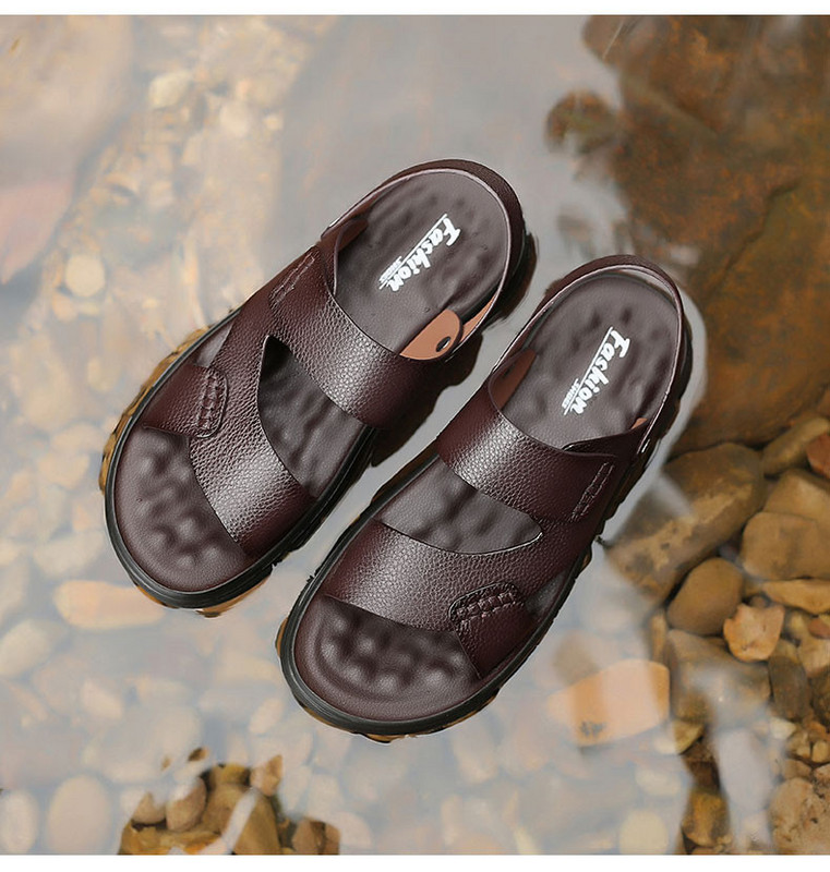 Nyári férfi szandál lapos talppal