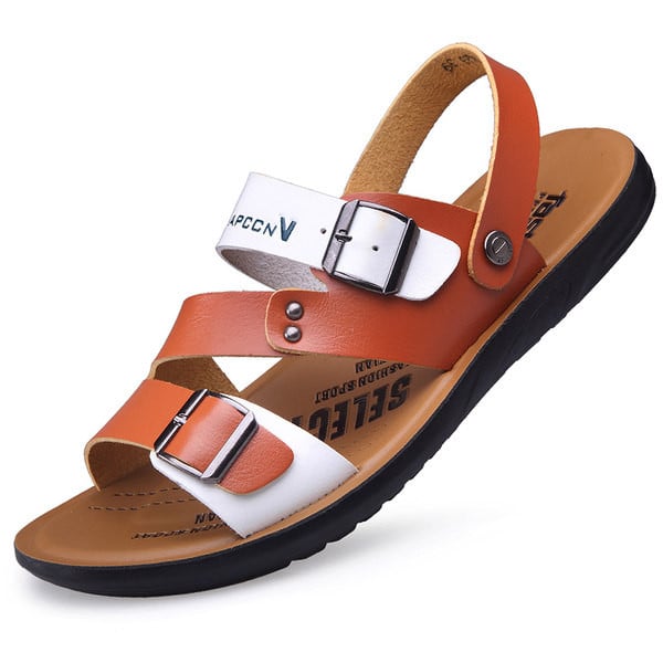 Moodsad meeste kunstnahast pandlaga sandaalid