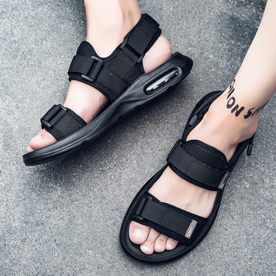 Νέο μοντέλο καλοκαιρινά σανδάλια με υφασμάτινα λουριά και πλαστικη στερέωση