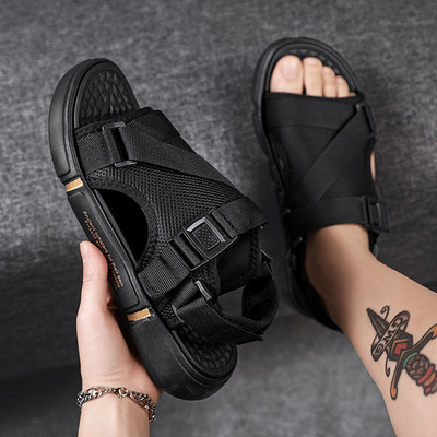 New model of summer sandals made of mesh fabric for men