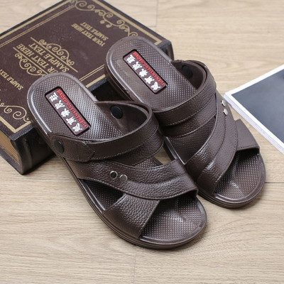 Ikdienas sandales no eko ādas vīriešiem