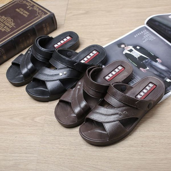 Ikdienas sandales no eko ādas vīriešiem