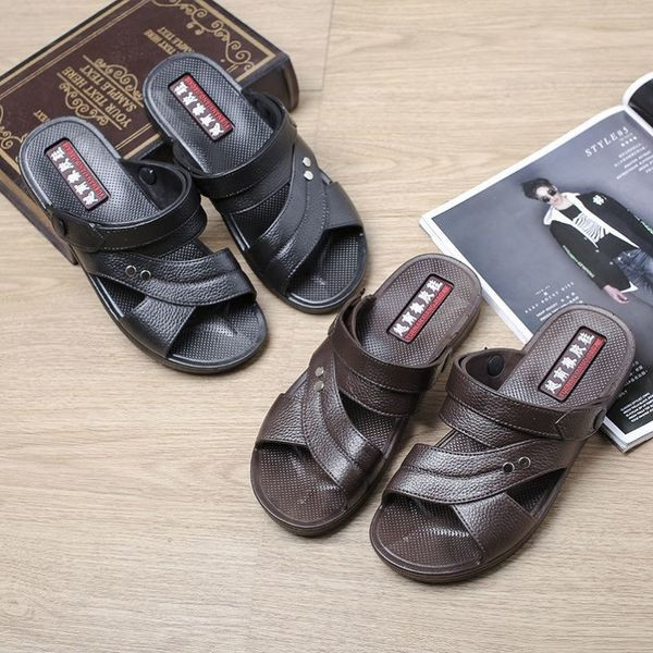 Ikdienas sandales no eko ādas vīriešiem