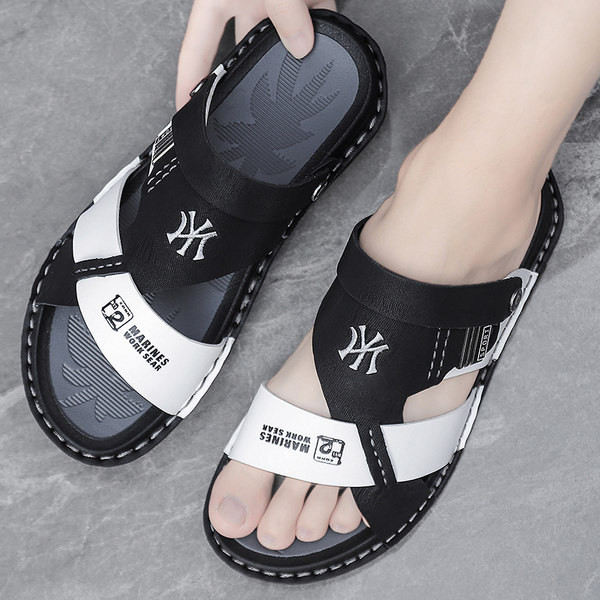 Casual ανδρικές παντόφλες με επίπεδη σόλα