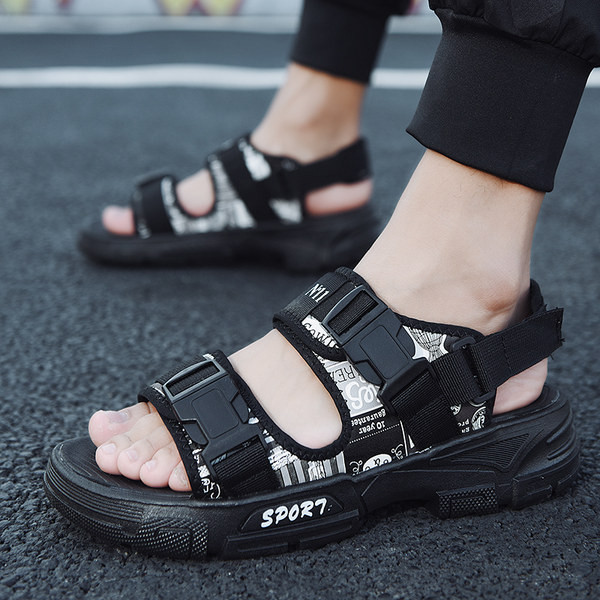 Ανδρικά σανδάλια casual με υφασμάτινα λουράκια