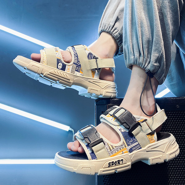 Ανδρικά σανδάλια casual με υφασμάτινα λουράκια