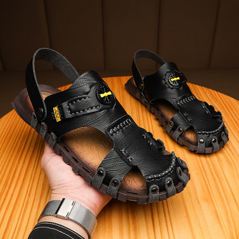 Нов модел мъжки сандали от еко кожа