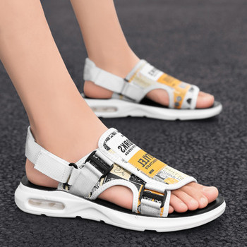 Нов модел мъжки сандали с пластмасови закопчалки